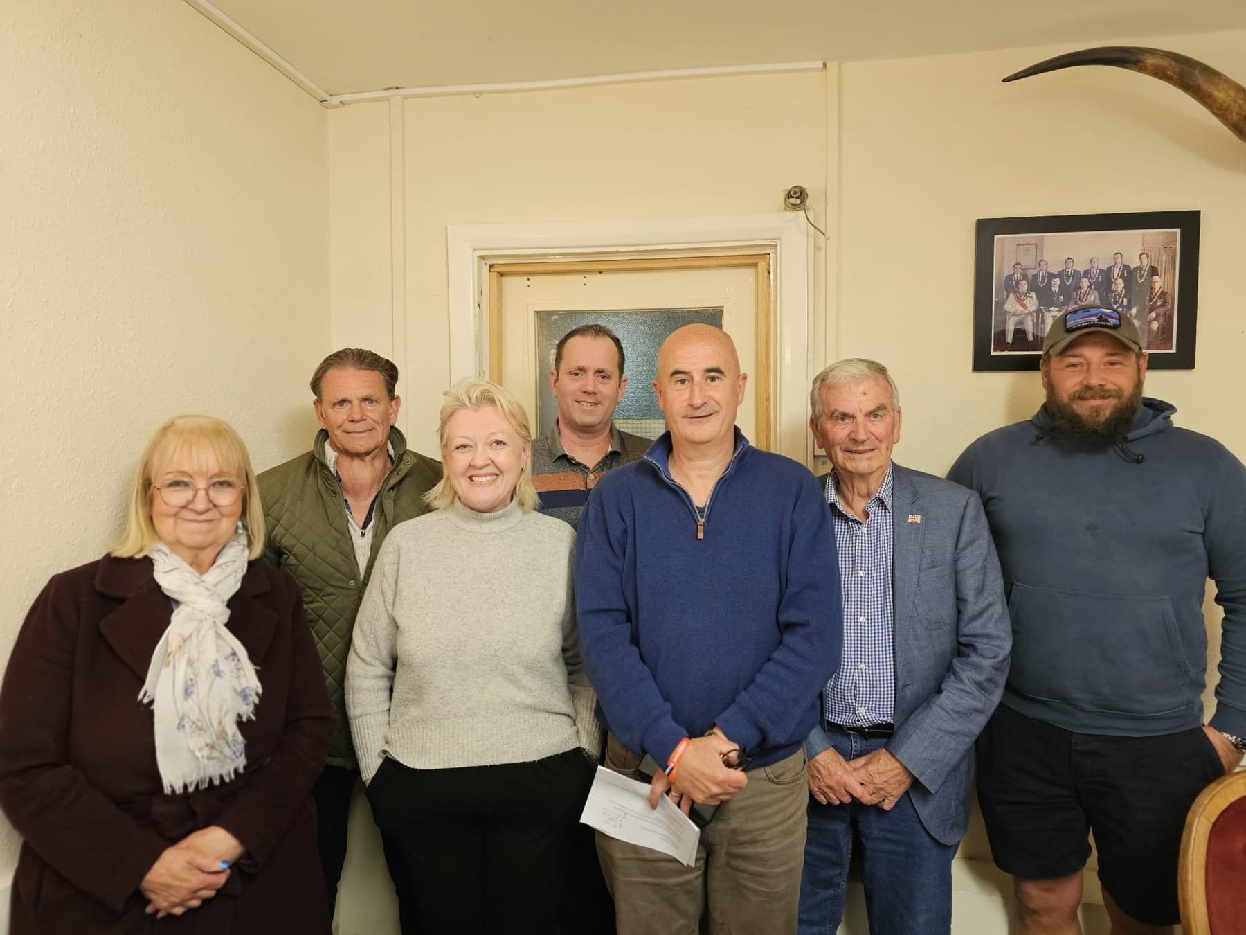 The seven Reform UK councillors for Redditch: Cllr Susan Eacock, Cllr Nikki Lloyd, Cllr Nic Pioli, Cllr Roger Bennett, Cllr James Aston, Cllr David Meredith and Cllr Simon Farmer